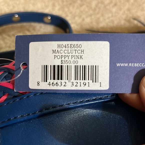 NWT Rebecca Minkoff MAC clutch in color “Poppy, Pink“ - Picture 11 of 15